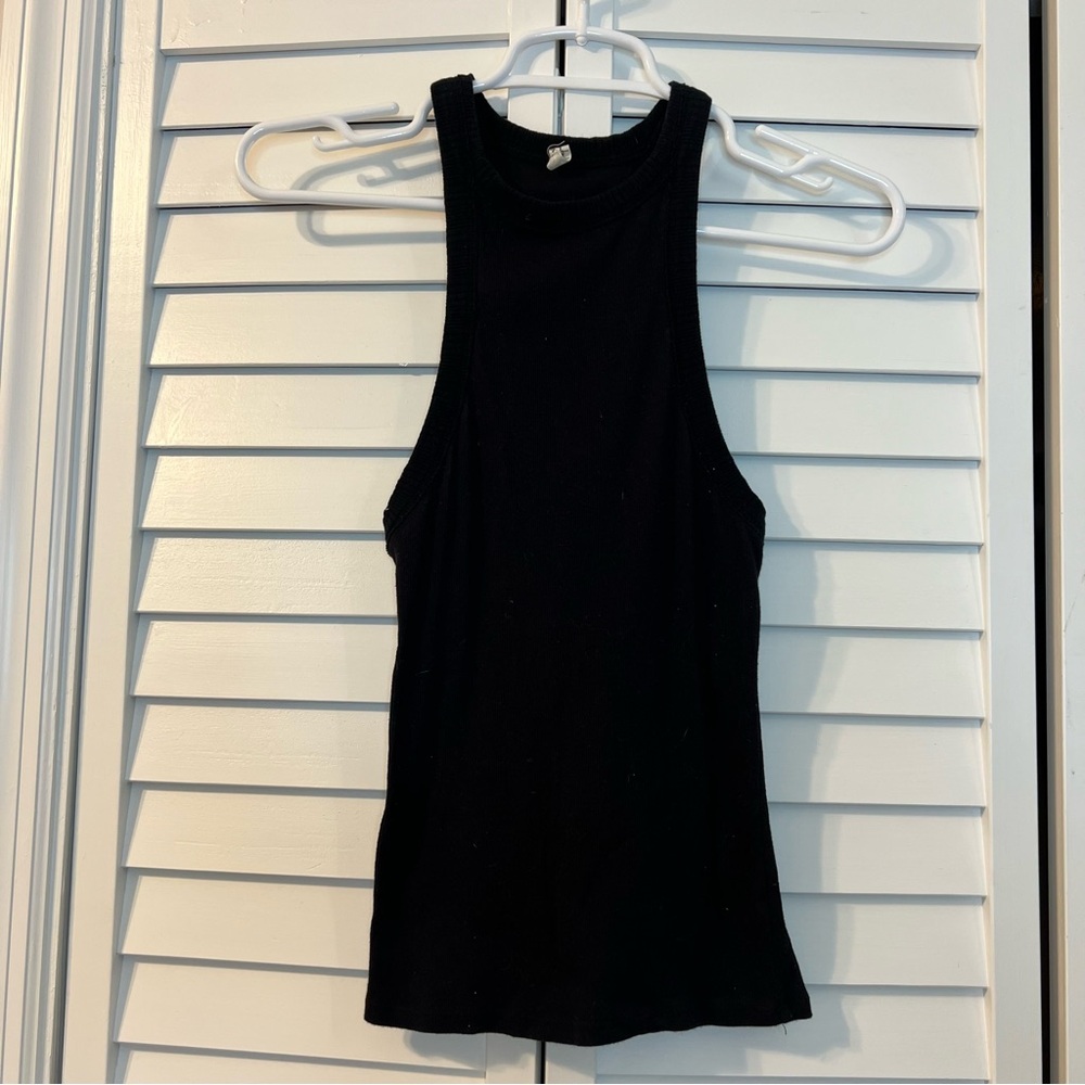 Intimately Free People Black Tank Top